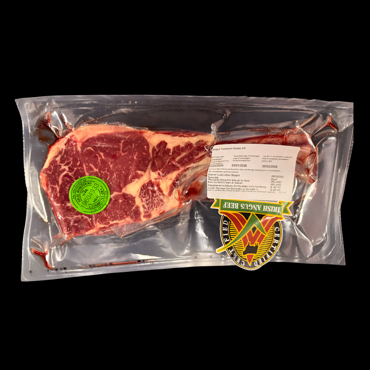 Tomahawk de Bœuf Angus XXL