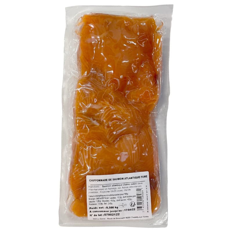 Chutes de saumon fumé en chiffonade - Marbled Beef