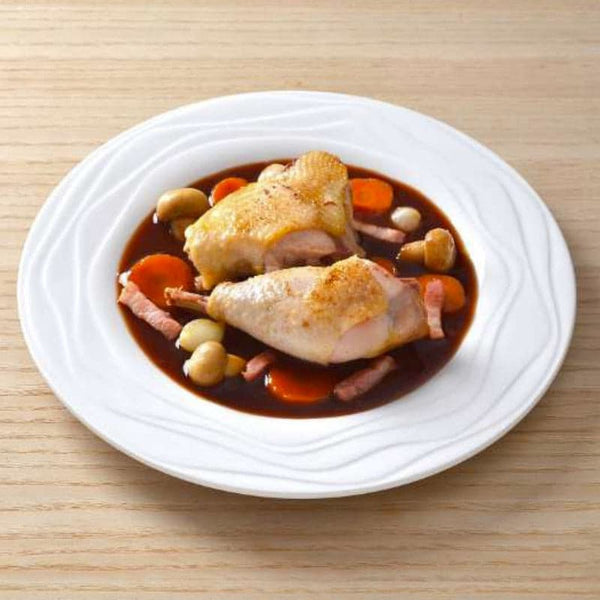 Coq au vin champignons carottes volaille française ±1,8kg - Marbled Beef