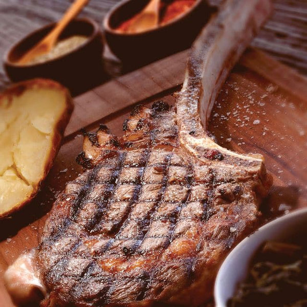 Côte de boeuf Tomahawk Ultra Tendre ±1kg - Marbled Beef