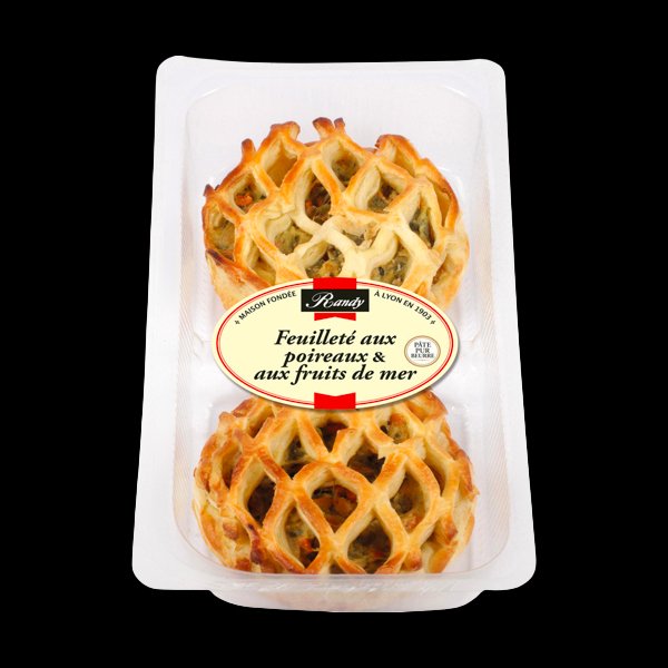 Feuilleté aux fruits de mer et poireaux x2 - Marbled Beef