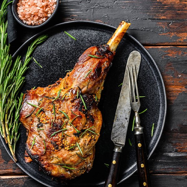 Gigot d'Agneau Français ±2,5kg - Marbled Beef