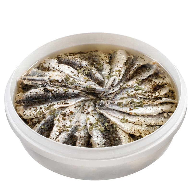 Sardine marinée au basilic - Marbled Beef